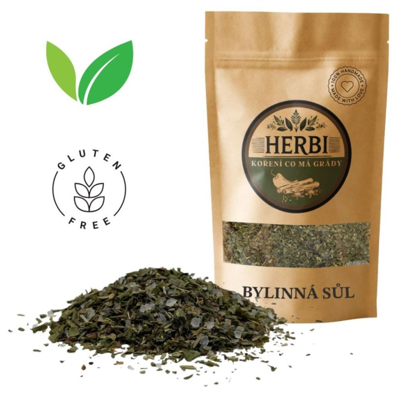 Bylinná sůl bez přidaných dochucovadel 50 g – voňavá směs bylin a himalájské soli