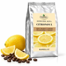 Zrnková káva Citronová ochucená
