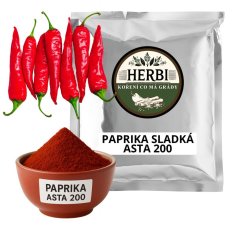 Paprika sladká ASTA 200 – extrémna farba a jemná chuť pre guláše a omáčky
