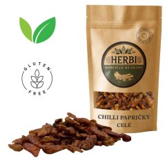 Chilli papričky celé 25 g – extra pálivé sušené papričky