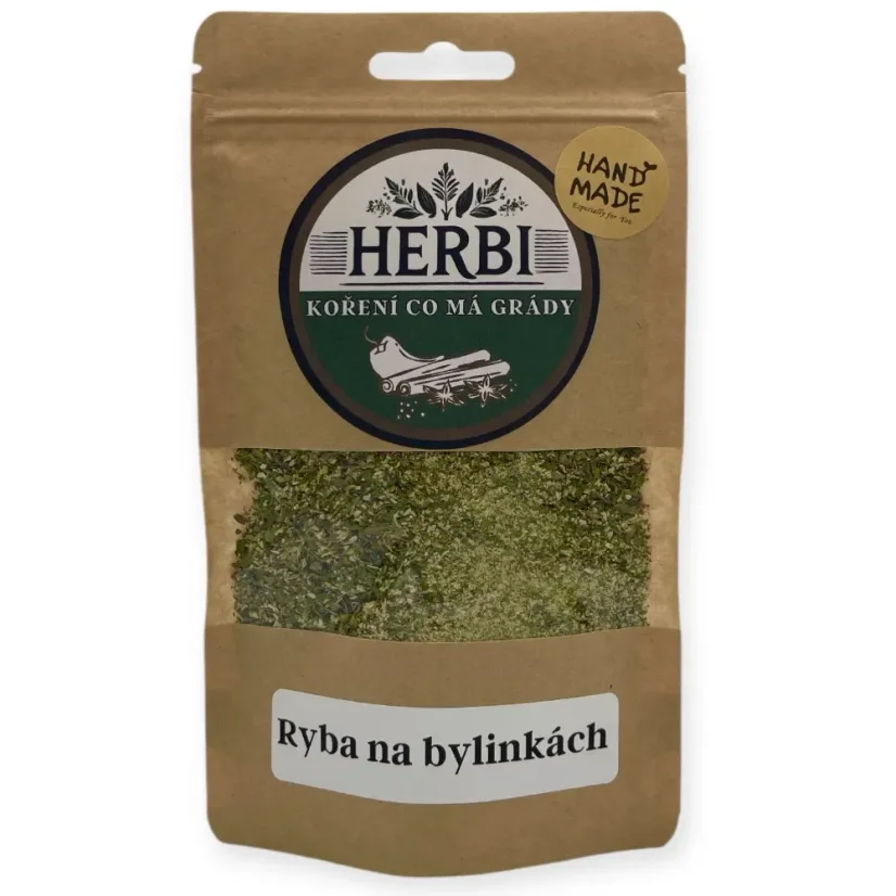 Ryba na bylinkách – zmes korenia na pečenie, grilovanie a morské plody 🐟🌿 - Hmotnosť:: 50 g