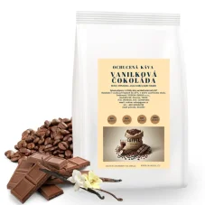 Káva Vanilková čokoláda – 100% brazílska arabica s jemnou chuťou vanilky a čokolády