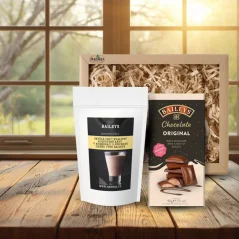Darčeková sada kávy Baileys & Čokoláda –  balenie s kávou a čokoládou