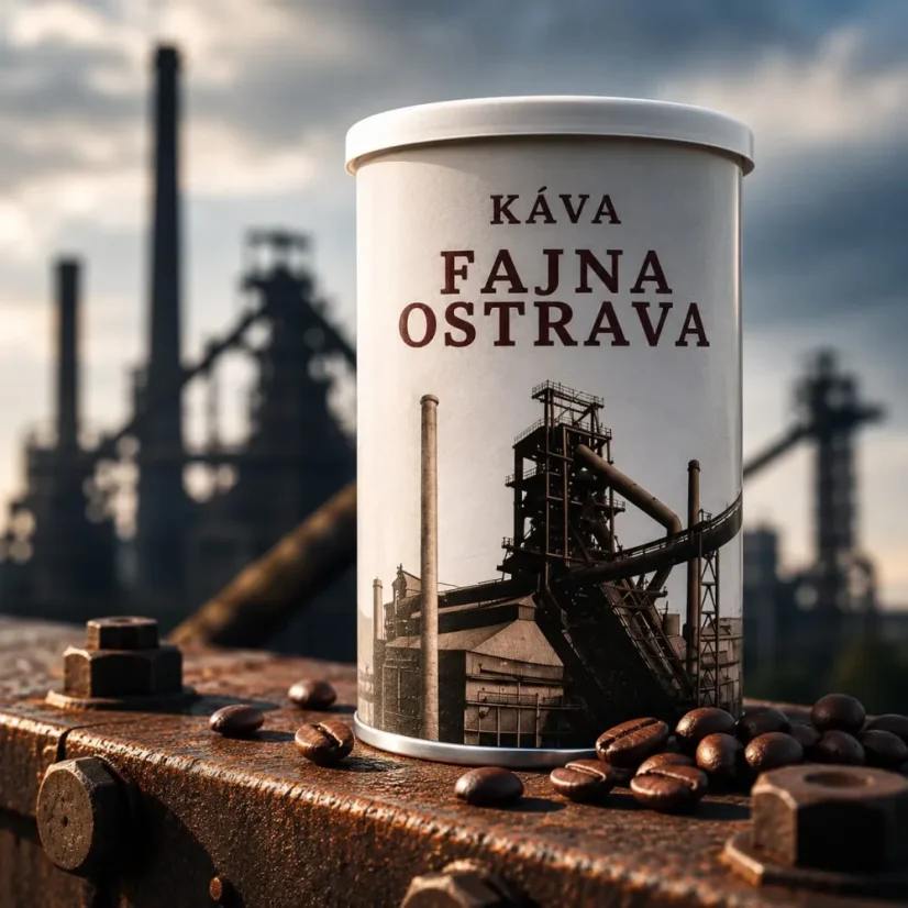 Dárková káva Fajna Ostrava – silná, hrdá káva pro srdcaře - Varianta: klasik - DOV