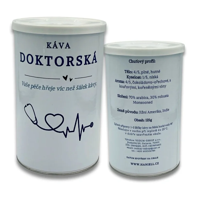 Dárková káva Doktorská – s vděčností těm, kdo drží svět pohromadě Dárková káva Doktorská – s vděčností těm, kdo drží svět pohromadě