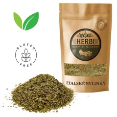 Italské bylinky – směs oregano, bazalka, tymián, šalvěj, majoránka a rozmarýn, 25 g