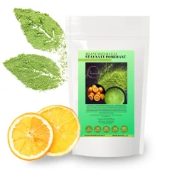 Zelený čaj Matcha Pomeranč – svěží citrusová energie