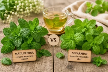 Mäta pieporná vs. mäta Spearmint: Aký je medzi nimi rozdiel a ktorú si vybrať?