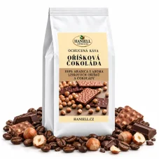 Zrnková káva Oříšková čokoláda brazilská arabica s jemnou čokoládovo-oříškovou chutí