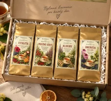 Bylinková péče pro vitalitu – dárková sada 4× 50 g