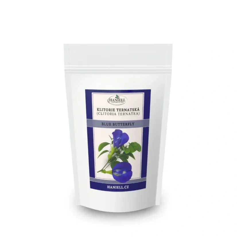Klitória ternatská Butterfly Pea – modrý kvet - Hmotnost: 50 g