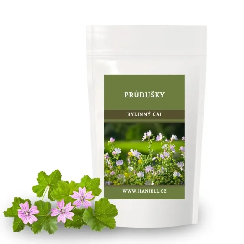 Bylinný čaj Průdušky – úleva při kašli a dýchacích potížích - Hmotnost: 50 g