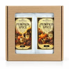 Dárková sada October Coffee – rozpustná Pumpkin Spice káva a koření