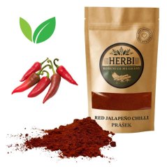 Red jalapeño chilli prášok – jemne dymová pikantnosť a žiarivá farba, 40 g