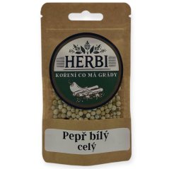 Čierne korenie biele celé – jemné korenie do omáčok, rýb a hydiny 🧂🐟🍗