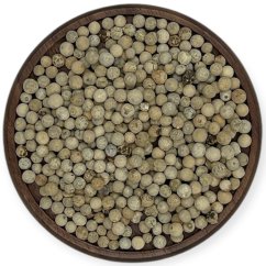 Pepř bílý celý – jemný pepř do omáček, ryb a drůbeže 🧂🐟🍗