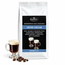 Káva Irish Cream bezkofeínová arabica zrnková – krémový dezert bez kofeínu