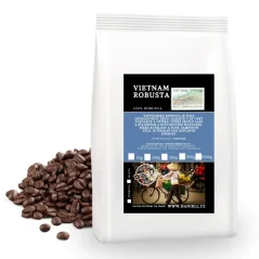 Káva Vietnam Robusta – silná a intenzivní 100% robusta z Vietnamu