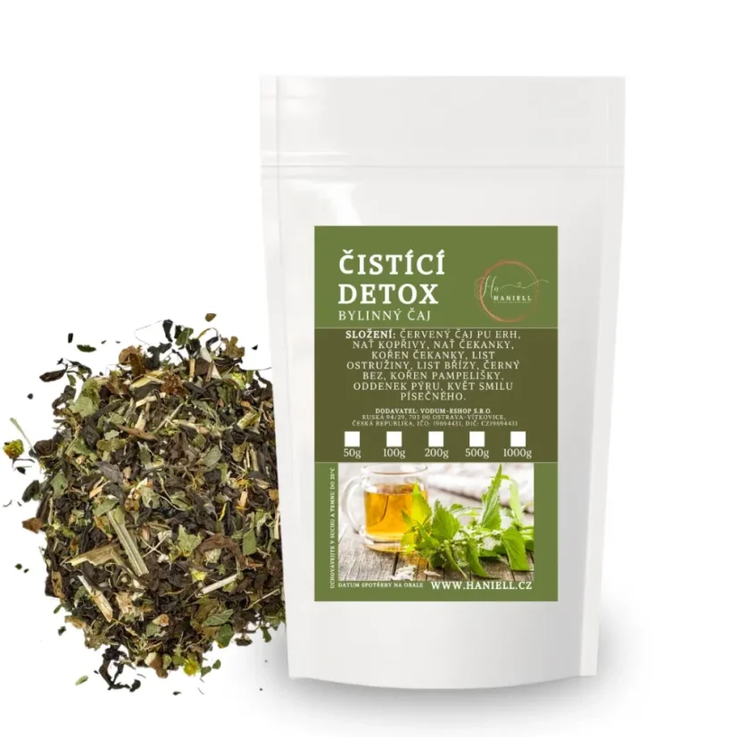 Bylinný čaj Detox – Reštart pre telo aj myseľ - Hmotnost: 50 g Bylinný čaj Detox – Reštart pre telo aj myseľ - Hmotnost: 50 g