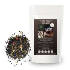Černý čaj Earl Grey Rainbow – barevná cesta chutí s růží, měsíčkem, chrpou a šafránem