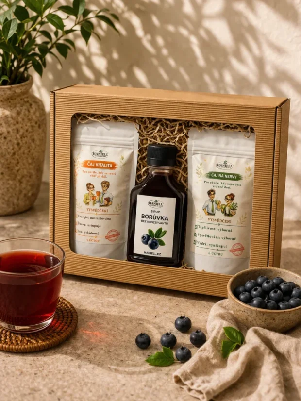 Darčeková sada pre učiteľa – Vitalita, Nervy a sirup 100ml