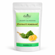 Zelený čaj Matcha Pomeranč – svěží citrusová energie