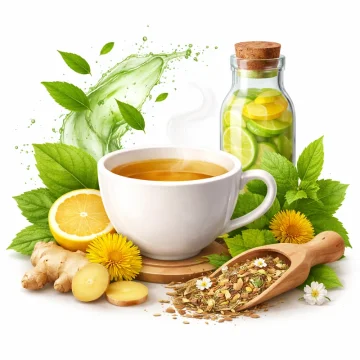 Čaje na detox a očistu - Funkční čaje a bylinné směsi