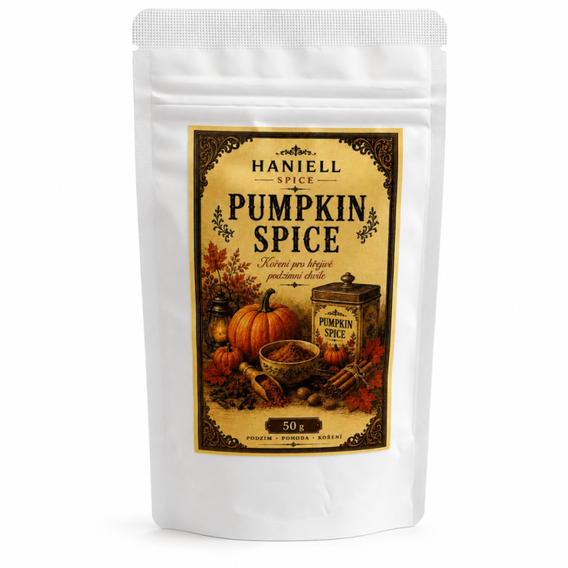 Darčeková sada October Coffee – rozpustná Pumpkin Spice káva a korenie