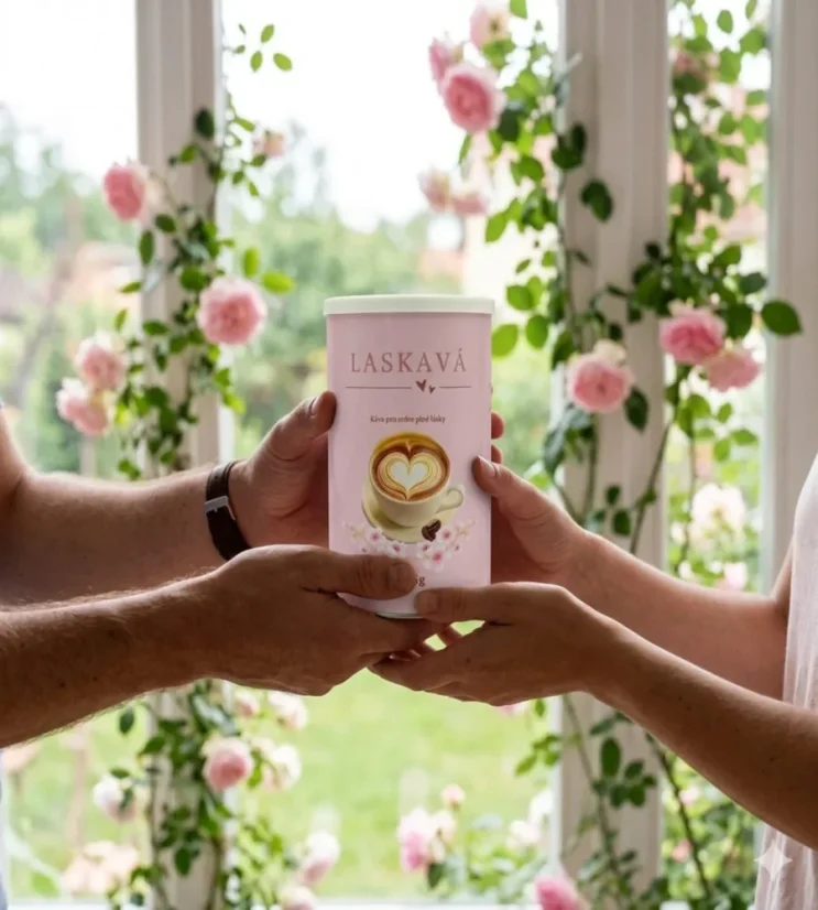 Laskavá káva – pohlazení v dárkovém tubusu 125g