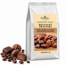 Zrnková káva Belgické pralinky – 100% brazilská arabica s chutí čokoládového luxusu
