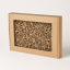 Dárková krabička s okénkem a Eco Kraft výplní 350 × 250 × 50 mm