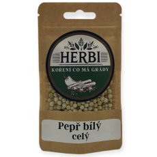 Pepř bílý celý – jemný pepř do omáček, ryb a drůbeže 🧂🐟🍗