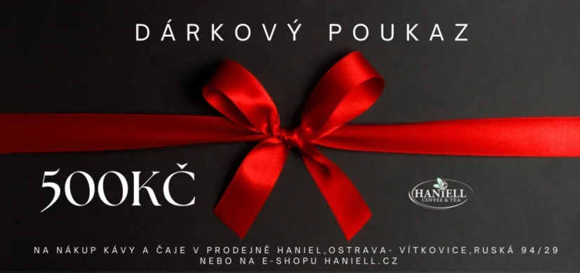 Dárkový poukaz Haniell 500 Kč – na celý sortiment