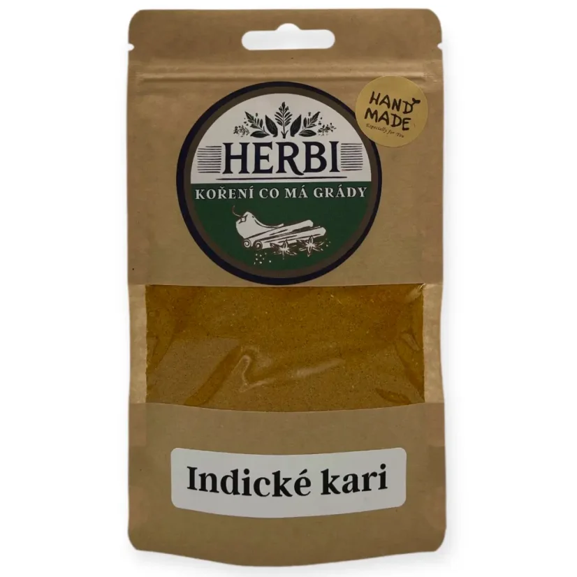 Indické karí – aromatická zmes na karí, omáčky, dusené jedlá a ryžu 🍛🥥🌿 - Hmotnosť:: 50 g