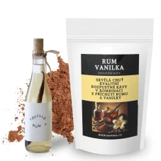Rozpustná káva Rum–vanilka – sladké pokušenie s kvapkou odvahy