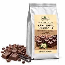 Káva Vanilková čokoláda – 100% brazílska arabica s jemnou chuťou vanilky a čokolády