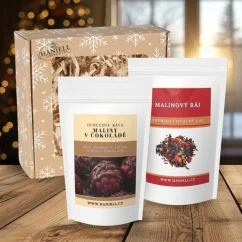 Dárková sada Malinový duet – když se sladkost potká s elegancí