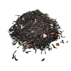 Černý čaj Síla lásky – růže, malinovo-jahodová vášeň a srdíčka do šálku