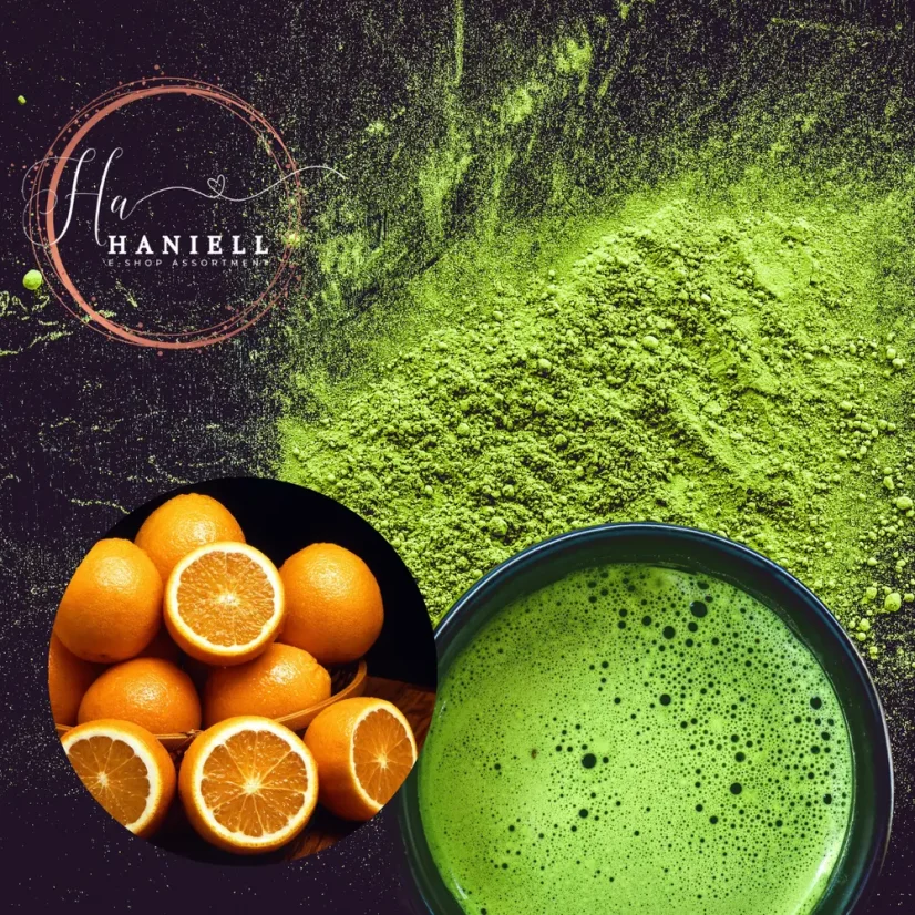 Zelený čaj Matcha Pomaranč – svieža citrusová energia