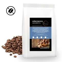 Káva Ořechová arabica bezkofeinová zrnková – jemná chuť bez kompromisů