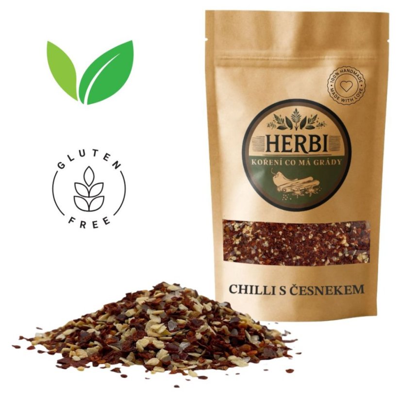 Chilli s česnekem 50 g – pikantní dvojka plná chuti