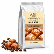 Zrnková káva Slaný Karamel – 100% brazilská arabica s jemnou sladko-slanou chutí karamelu