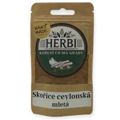 Skořice cejlonská mletá – jemná sladká vůně do dezertů a nápojů