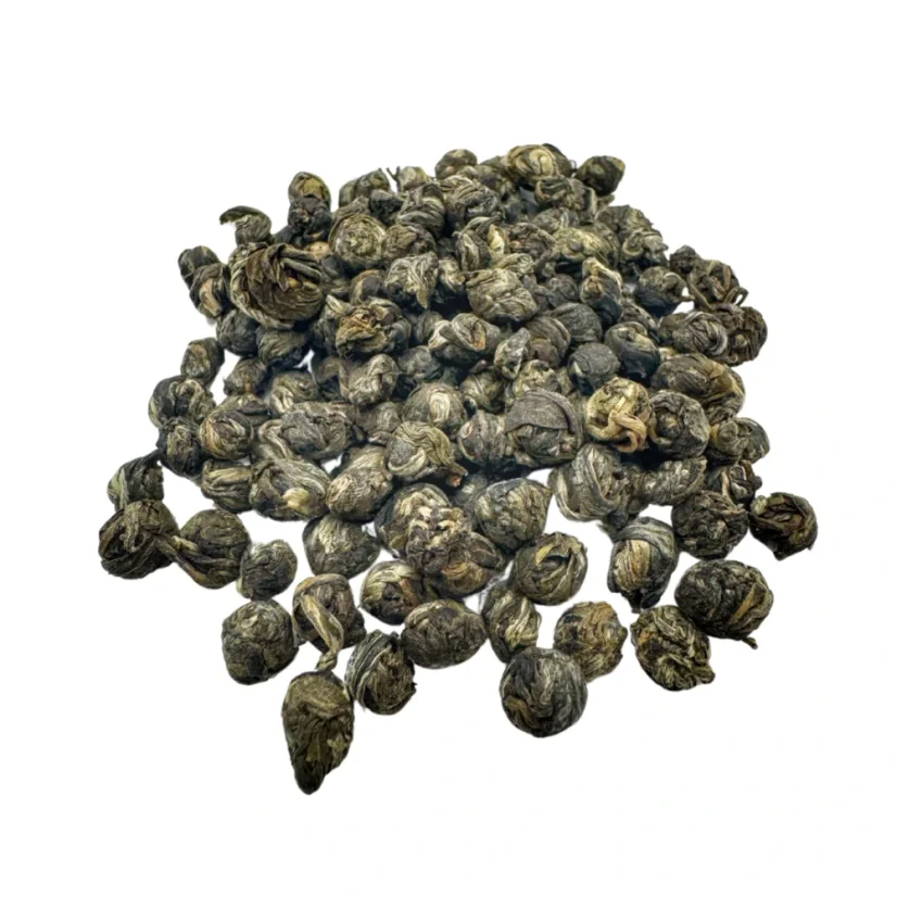 Zelený čaj Jasmine Dragon Pearl – Jazmínové Dračie Perly