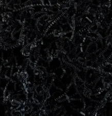 Dárková papírová krabička s okénkem a černou výplní 200 × 200 × 50 mm