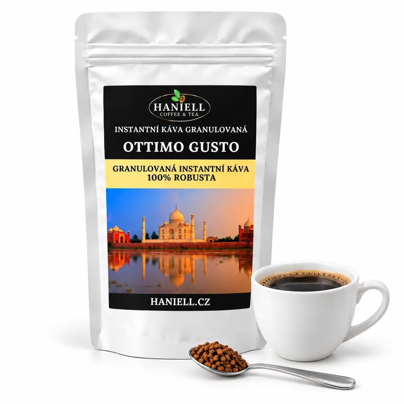 Rozpustná káva Ottimo Gusto – sametová chuť s italským šarmem