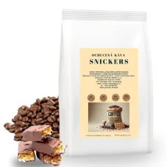 Káva Snickers – 100% brazilská arabica s chutí čokolády, karamelu a arašídů