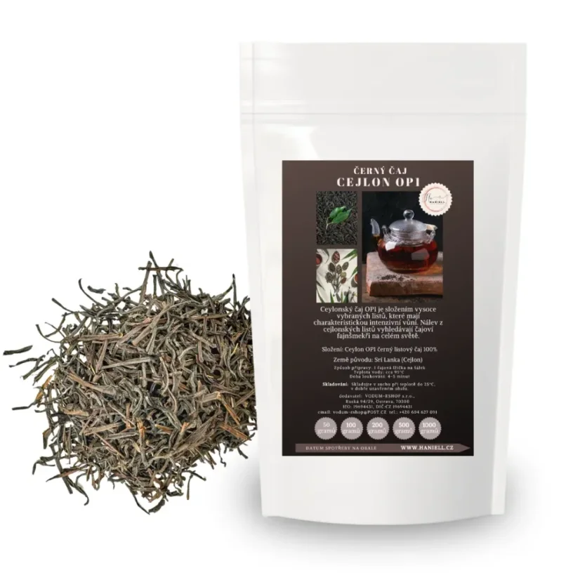 Černý čaj Ceylon OP1 – cejlonský čaj s výraznou chutí