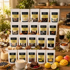 Degustačná sada rozpustnej kávy Trezor chutí – 20×25g