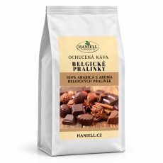 Zrnková káva Belgické pralinky – 100% brazilská arabica s chutí čokoládového luxusu